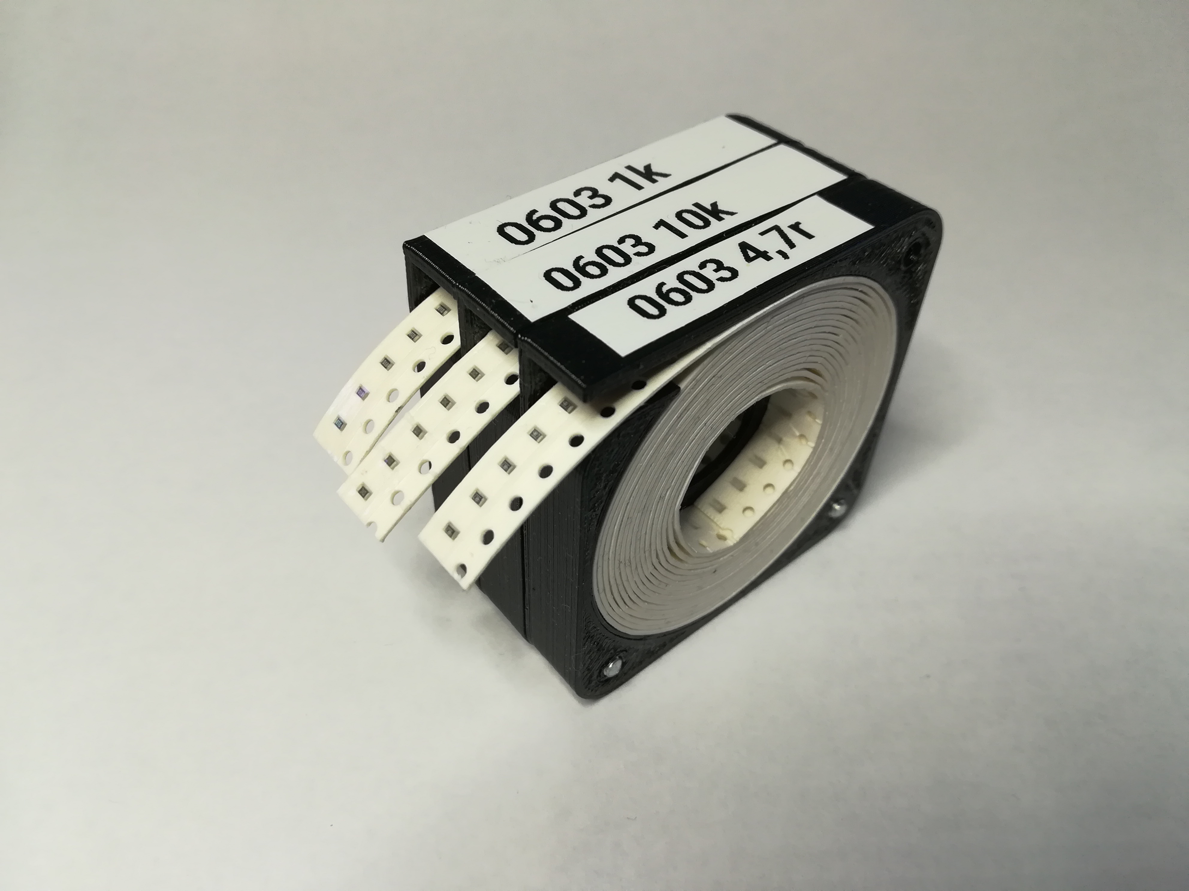 Big SMD Component Strip Holder / Storage